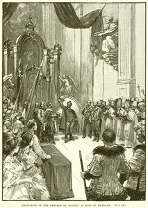 Coroação do Imperador da Áustria como Rei da Hungria de English School