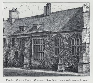 Corpus Christi College, Old Hall e Master&39;s Lodge de English School