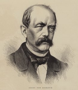 Conde von Bismarck (gravura) de English School