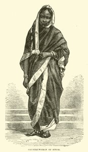 Mulher do campo de Sindh de English School