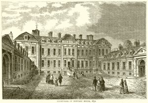 Pátio da Casa Montagu, 1830 de English School