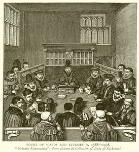 Tribunal de Wards e Liveries, c. 1588--1598 de English School