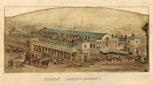 Covent Garden Market, Londres (wc no papel) de English School