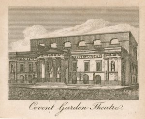 Covent Garden Theatre, em Londres de English School