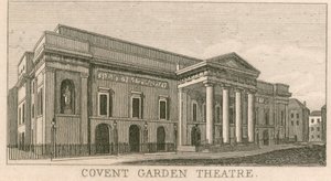 Covent Garden Theatre, em Londres de English School