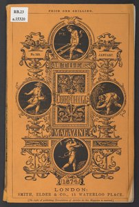 Capa da revista The Cornhill Magazine, Janeiro de 1874 de English School