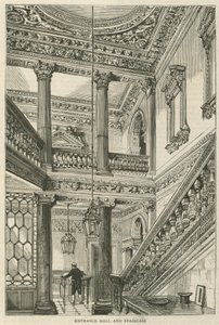 Cowfields, 30 Old Burlington Street: Hall de entrada e escadaria de English School