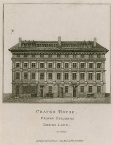 Craven House, edifícios Craven, Drury Lane, Londres de English School