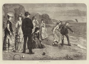 Croquet em dificuldades de English School