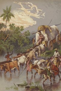 Atravessando um córrego na África do Sul de English School