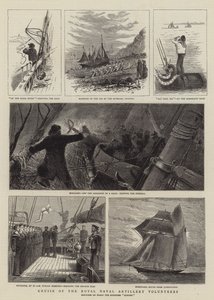 Cruzeiro dos Voluntários da Real Artilharia Naval (gravura) de English School