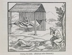 Cura do Doente, de &39;Santo Domingo Past and Present&39; de Samuel Hazard, pub.1873 (gravura) de English School