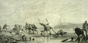 Curling in c.1880, de 