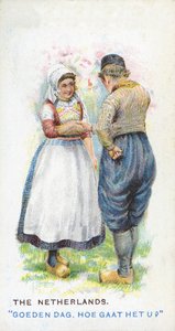 Cumprimento habitual nos Países Baixos, 1907 de English School