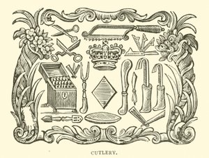 Cutelaria (xilogravura) de English School