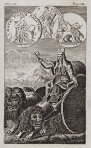 Cybele (gravura) de English School