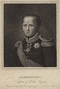 Czar Alexandre I da Rússia de English School