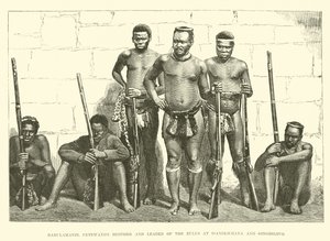 Dabulamanzi, irmão de Cetewayos e líder dos zulus em Ndandlwhana e Ginghilovo de English School