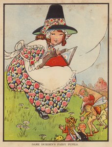 Alunos de fada da Dame Durden (cor litho) de English School