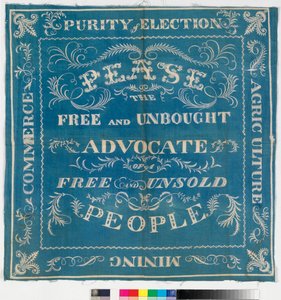 Bandeira da eleição de Darlington para Joseph Pease, 1832 de English School