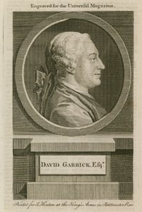 David Garrick, gravado para a revista Universal de English School