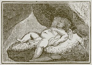Morte e Cupido (gravura) de English School