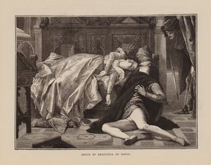 Morte de Francesca de Rimini (gravura) de English School