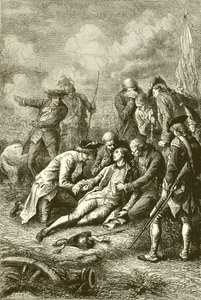 Morte do general James Wolfe de English School