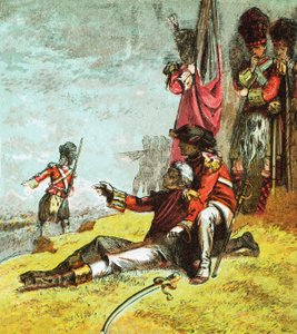 Morte do general Wolfe de English School