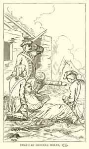 Morte do general Wolfe, 1759 de English School