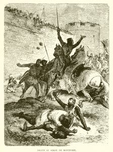 Morte de Simon De Montfort de English School