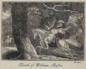 Morte de William Rufus (gravura) de English School