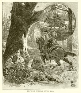 Morte de William Rufus, 1100 de English School