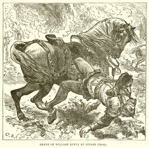 Morte de William Rufus em Stoney Cross de English School