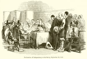 Declaração de Independência no Savoy, 29 de setembro de 1658 de English School