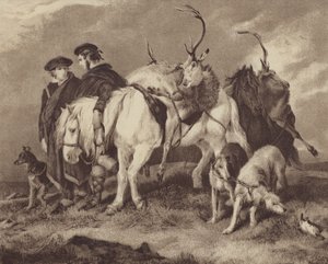 Caça ao veado (chromolitho) de English School