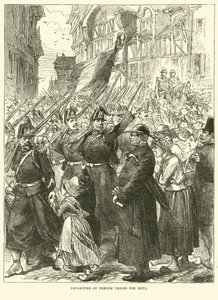 Partida das tropas francesas para Metz, agosto de 1870 de English School