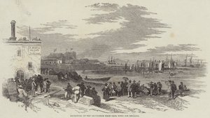 Saída da Deputação da Cidade do Cabo para Inglaterra (gravura) de English School