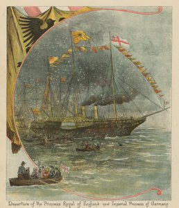 Partida da Princesa Real da Inglaterra: agora Princesa Imperial da Alemanha de English School