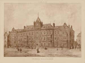 Arquitetura de Derby, a Instituição de Surdos e Mudos (gravura) de English School