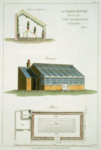 Projeto para uma casa verde, executado por Thomas Caldecott em Dartford, Kent, 1806 de English School