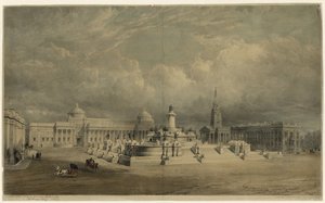 Projeto para um monumento naval nacional para Trafalgar Square