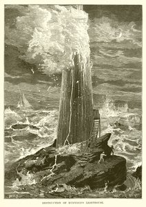 Destruição do farol de Rudyerds de English School