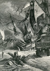 Destruição da Armada Espanhola, 1865 de English School