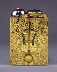 Detalhe de The Barnard Tompion, Tompion and Banger, Londres, No. 460, impressionante relógio de suporte, c.1708 de English School