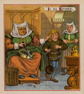 Dick Whittington e o seu gato (cor litho) de English School