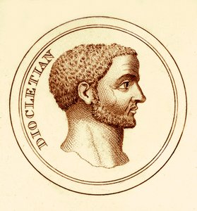 Dicoletian, ilustração do dicionário histórico universal por George Crabb, publicado em 1825 (imagem digital melhorada) de English School
