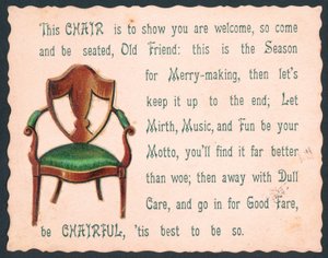 Cadeira De Jantar, Christmas Card de English School