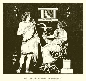 Dionísio e Demeter Thesmophoros de English School