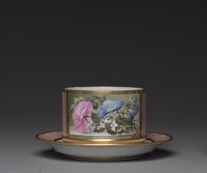 Prato, feito por Worcester Porcelain Factory, c.1810 de English School